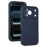 Silikona Lite viedtālruņa apvalks Iphone 17 Pro tumši zils