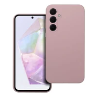 Silikona viedtālruņa apvalks 2mm SAMSUNG A35 5G smilšu rozā