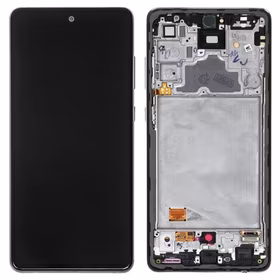 LCD screen Samsung A725/A726 A72 4G/5G ar touch screen ar frame Melns original (service pack)
