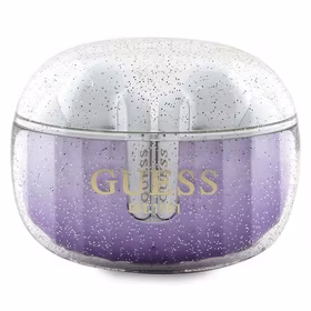 Guess Glitter Gradient TWS Bluetooth austiņas ar ENC uzlādes staciju - violeta