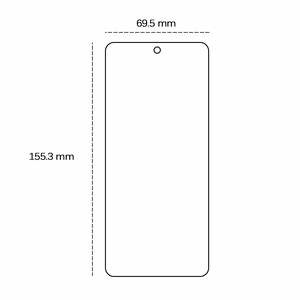 2,5D rūdīts stikls Xiaomi Redmi Note 13 4G / 5G