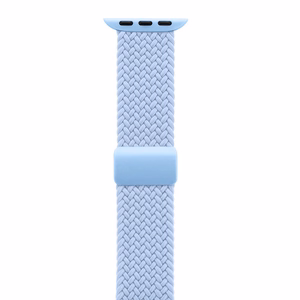 Crong Wave Band pīta Apple Watch siksniņa, 38/40/41/42 mm, debeszils