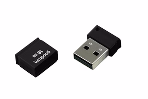 USB zibatmiņa 16GB USB 2.0 UPI2 melna