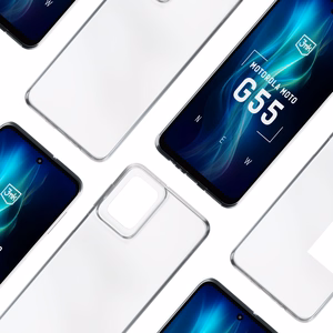 3mk caurspīdīgs viedtālruņa apvalks Motorola Moto G55 5G - caurspīdīgs