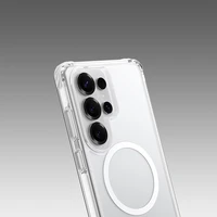 Rock Crystal Clear Magnetic Series Maciņš for Samsung Galaxy S26 Plus caurspīdīgs-melns