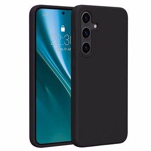 Etteri silikona viedtālruņa apvalks Samsung Galaxy S24 Plus melns