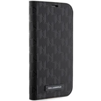 Karl Lagerfeld KLBKP14XSAKLHPK iPhone 14 Pro Max 6.7" Viedtālruņa apvalks (m) - melns (m) Saffiano Monogrāma