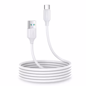 Joyroom Long-Lasting Series A9 USB-A / USB-C 3A kabelis 2m - balts