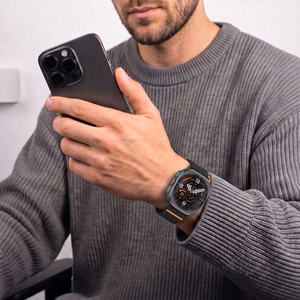 Tech-Protect Nylon Clasp siksniņa modelim Samsung Galaxy Watch Ultra 47 mm – melna