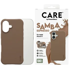 CARE by PanzerGlass Stilīgs Samba Magnētiskais viedtālruņa apvalks iPhone 17 - brūns