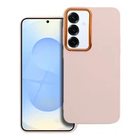 FRAME viedtālruņa apvalks SAMSUNG S25 Plus pūderrozā krāsā