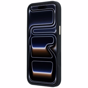 Guess Ring Stand 360 4G Classic Logo MagSafe maciņš, paredzēts iPhone 17 Pro / 18 Pro, melns