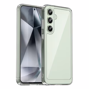 Kosmosa viedtālruņa apvalks ar gēla rāmi Samsung Galaxy S24 FE - caurspīdīgs