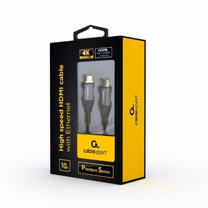 Gembird CCBP-HDMI-10M HDMI kabelis HDMI Type A (Standard) pelēks