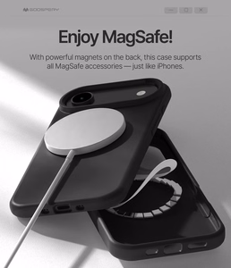 Korpuss Mercury Pure Magsafe Silicon Case Apple iPhone Air sarkans