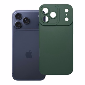 Maciņš iPhone 17 Pro Max / 18 Pro Max (zema kameras mala) Matt 2.0 tumši zaļš