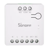 SONOFF MINI-D viedais WiFi Matter slēdzis (AC/DC 12-48V, sausais kontakts)