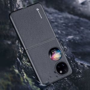 Dux Ducis Fino чехол из нейлонового материала Huawei P50 Pocket чёрный