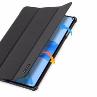 Dux Ducis Domo apvalks Huawei MatePad Pro 11'' (2022) viedais vāciņš ar statīvu - melns