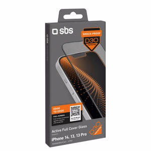 SBS Tempered Glass D30 with frame for iPhone 13 / 13 Pro / 14