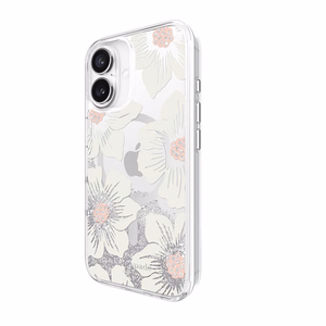Kate Spade New York Liquid Glitter MagSafe - Case for iPhone 16 (Hollyhock Floral)