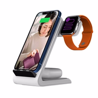 STM ChargeTree Swing 3-in-1 Charging Station Phone, AirPods, Apple Watch - balts