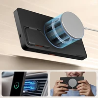 Tech-Protect Kevlar Aura Magnētiskais viedtālruņa apvalks Samsung Galaxy S25 Ultra - melns/oranžs