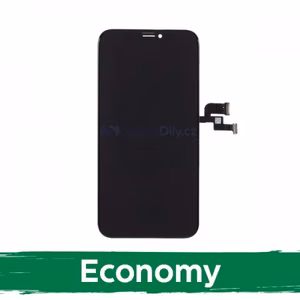 LCD Displejs Saderīgs ar iPhone X Melns (INCELL / Economy)