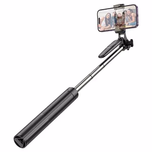 Selfija nūja-statīvs Hoco tripod ar bezvadu pulti K19 melns