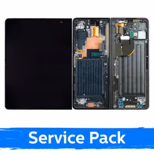 LCD displejs saderīgs ar Samsung F946 Z Fold5 (IEKŠĒJAIS) ar rāmi / zils / (Service Pack)