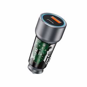 Dudao R4T 25W USB-A / USB-C Car Charger - Gray