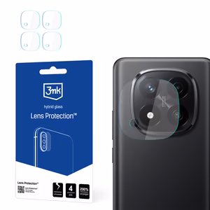Hibrīda stikls kameras objektīvam 3mk objektīva aizsardzība Xiaomi Redmi Note 14 Pro+