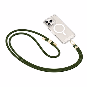 TECH-PROTECT C7S virves crossbody siksniņa tumši zaļa/zelta