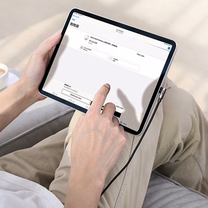 Ugreen US255 50125 USB-C (taisns) / USB-C (leņķa) PD QC kabelis 60W 3A 2m - pelēks