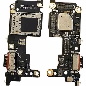 Flex Xiaomi 12T ar uzlādes savienotāju un mikrofonu, SIM kartes kontaktu oriģināls (service pack)