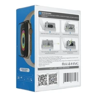 5D Mr. Monkey Aizsargstikls - Apple Watch 10/11 46MM melns (Strong HD)