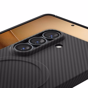 Spigen AirSkin Aramid Mag MagSafe maciņš Samsung Galaxy S26 - melns