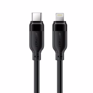 Acefast C16-01 USB кабель USB-C — Lightning 1.2м — чёрный