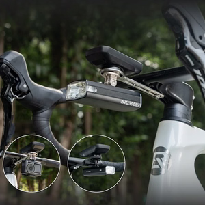 Rockbros FK-307T titāna sakausējuma velosipēda datora turētājs – titāna krāsā