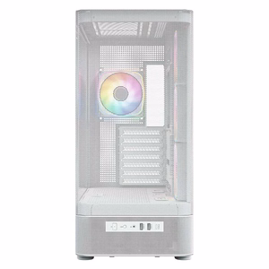 MODECOM Volcano AQ400 ARGB Midi balts
