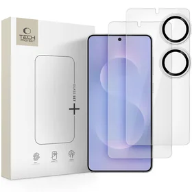 Rūdītais stikls Tech-Protect Glass Set+ 3 gab. Samsung Galaxy S25 Edge - Caurspīdīgs