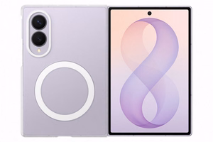 Samsung Galaxy Z Fold8 caurspīdīgs magnētiskais vāciņš ar 2 pretatspīduma plēvēm