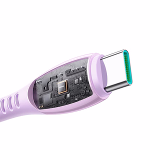 Joyroom S-A59 Vibrant Series 3A USB-A - USB-C Kabelis 1.2m - violets