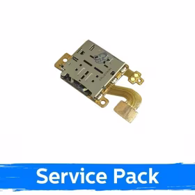 Flex Kabelis Saderīgs ar Samsung T976 / T970 Tab S7 Plus SIM Card Reader / Plata (Service Pack)