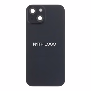 Aizmugurējais vāks saderīgs ar iPhone 15 Plus / Melns / (ar mazām daļām) / OEM