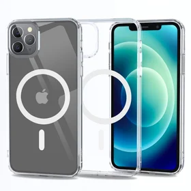Tech-Protect FlexAir Hybrid Magnētiskais viedtālruņa apvalks iPhone 12 Pro Max - Caurspīdīgs