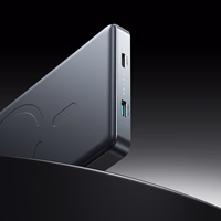 Joyroom JR-PBM08 Pro 10000mAh Īpaši plāns portatīvais lādētājs - pelēks