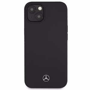 Mercedes Silikona Līnija Apvalks iPhone 13 mini - Melns