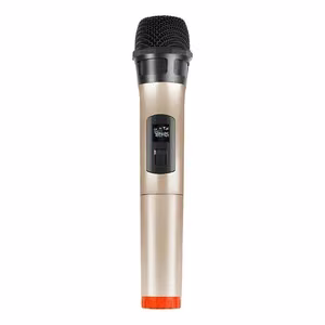 Bezvadu dinamiskais mikrofons UHF PULUZ PU628J 3.5mm (zeltains)