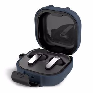 Tech-Protect Slim Hook maciņš priekš Samsung Galaxy Buds 4 / 4 Pro tumši zils